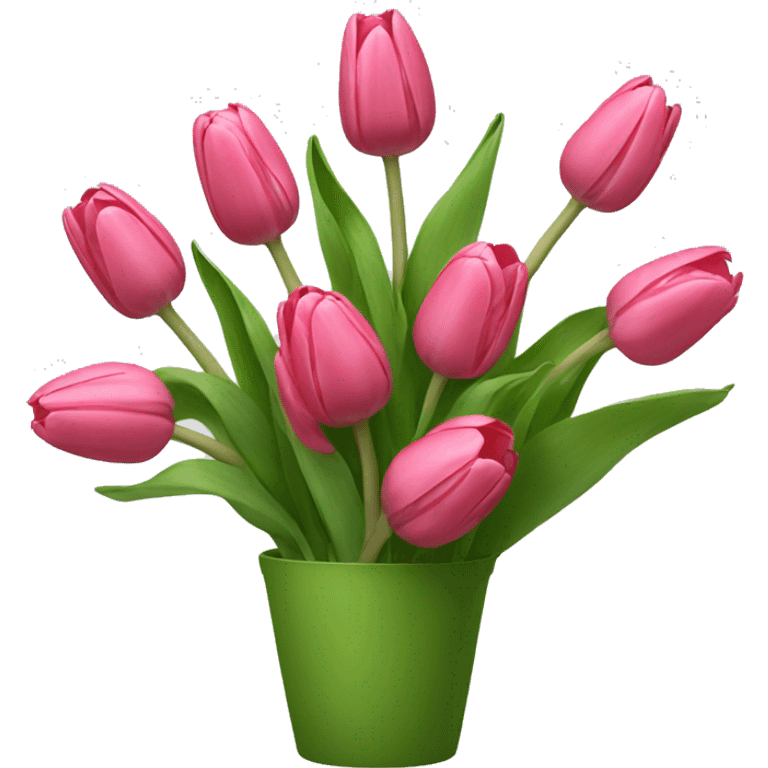 a bouquet of tulips emoji