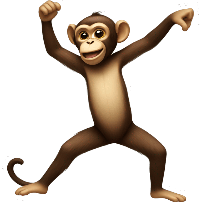 Dancing monkey emoji