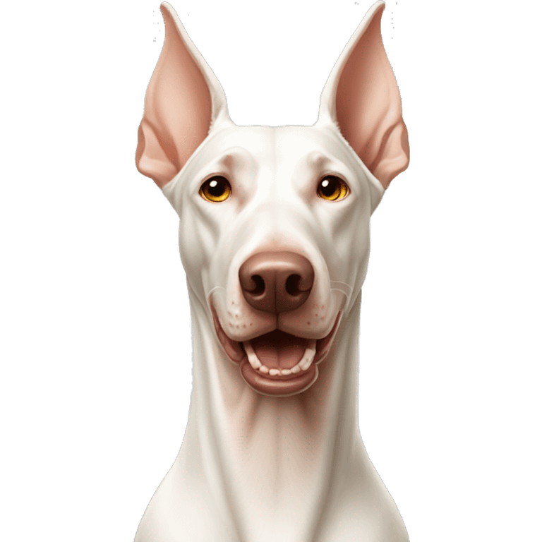 Albino Doberman  emoji