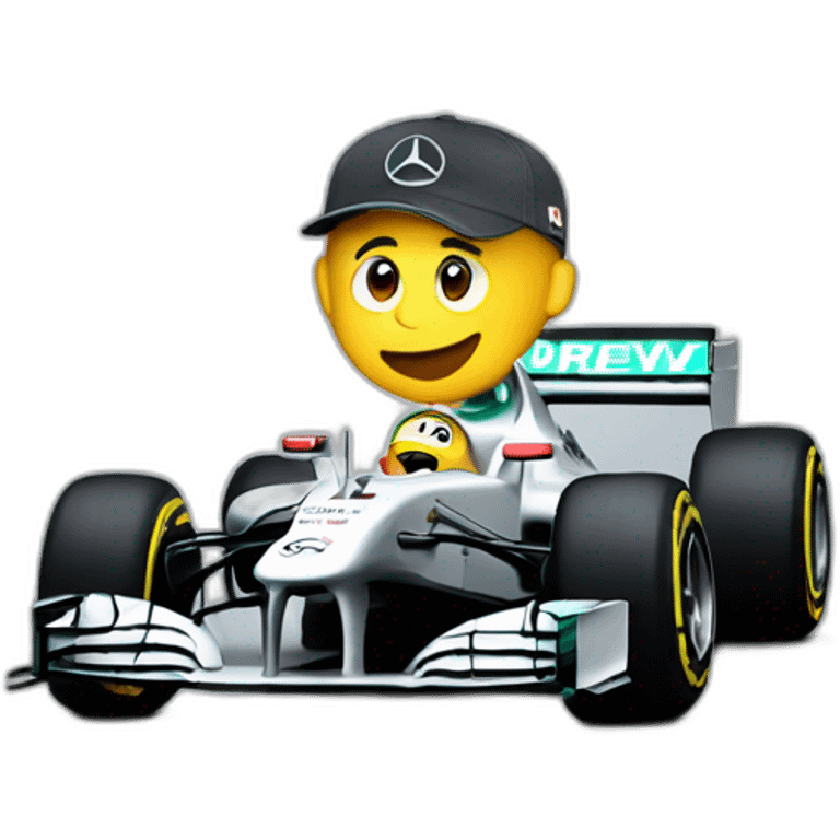 f1 addicted mercedes emoji