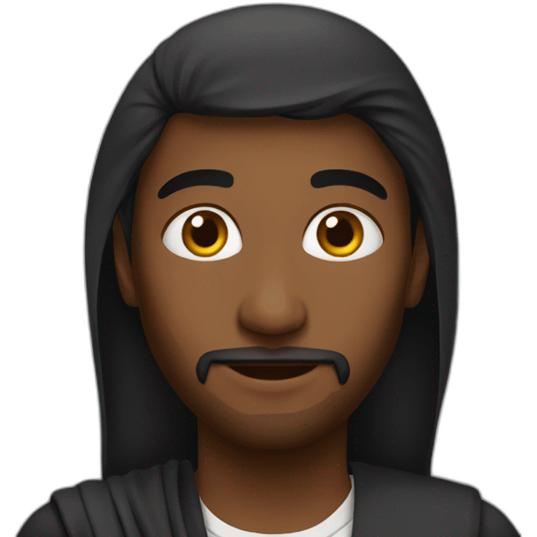 Arab black emoji