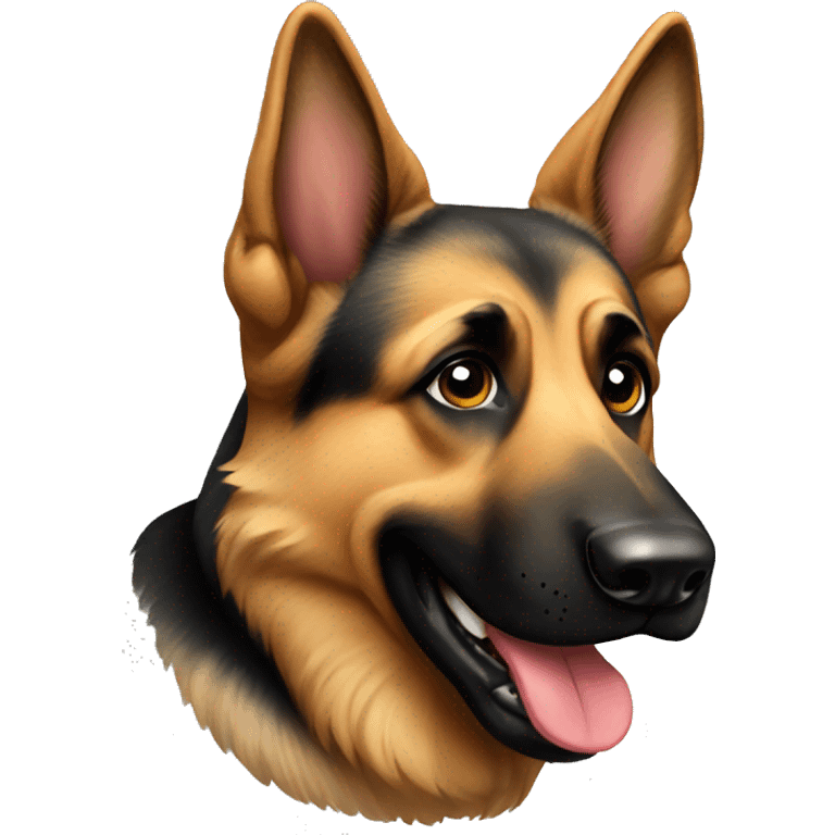 german shepherd dog emoji