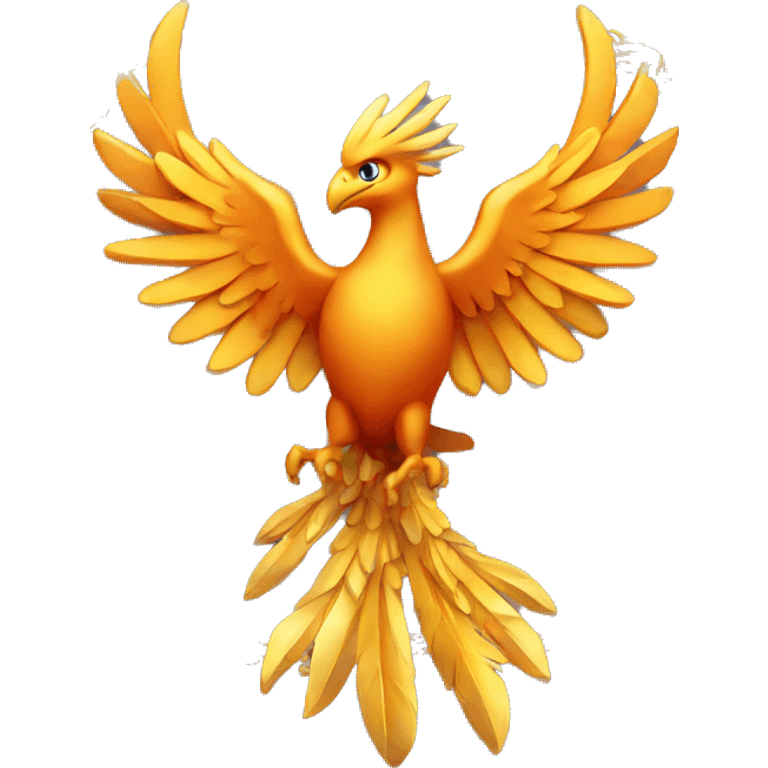 Phoenix with gold chain emoji