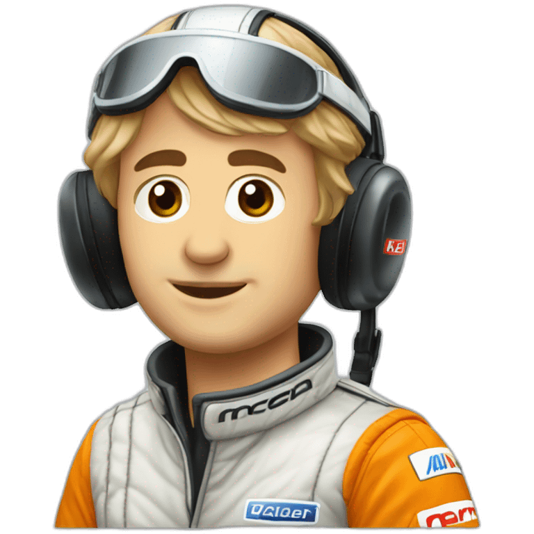 McLaren F1 driver  emoji