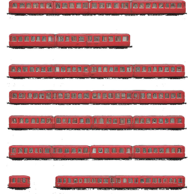 German Red s-bahn emoji