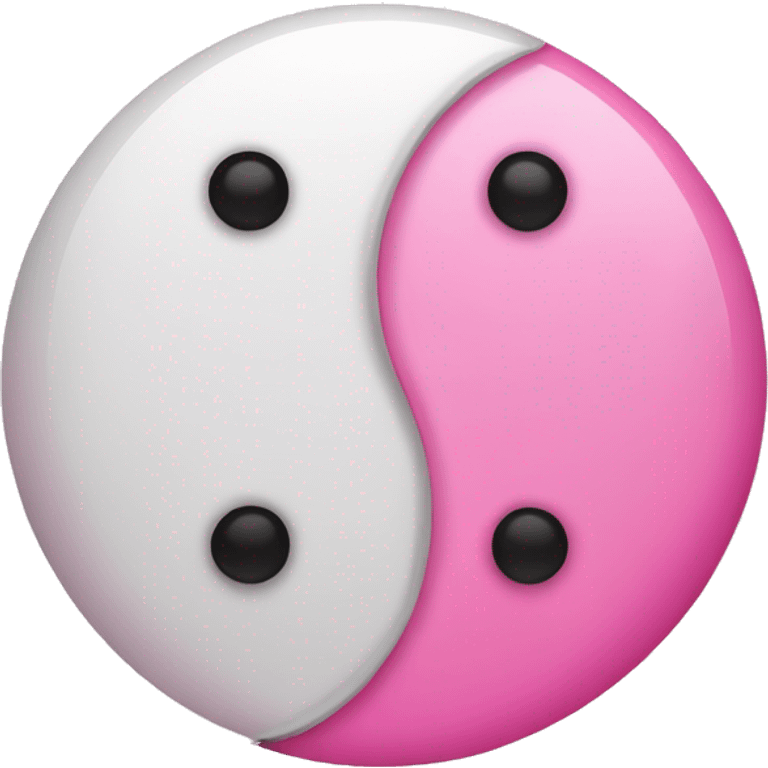 pink yin yang emoji