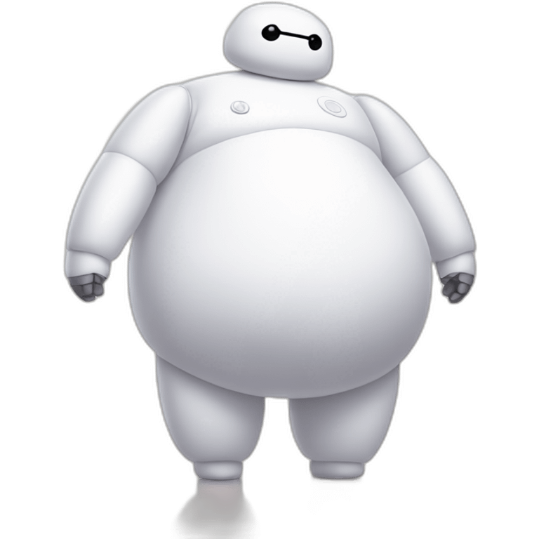 Baymax wearing ballerina outfit emoji