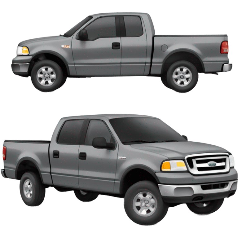 Gray 2002 ford f-150 emoji