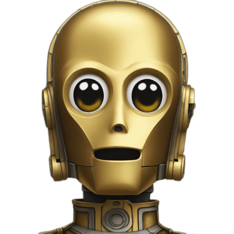 C3PO looking sad emoji