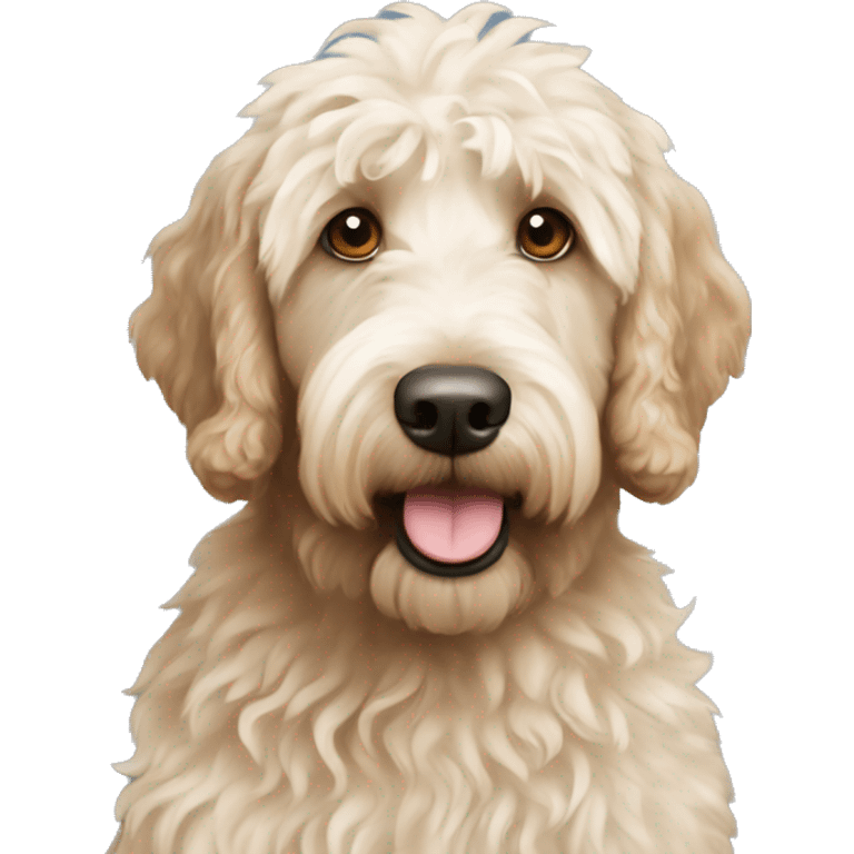 two labradoodles emoji