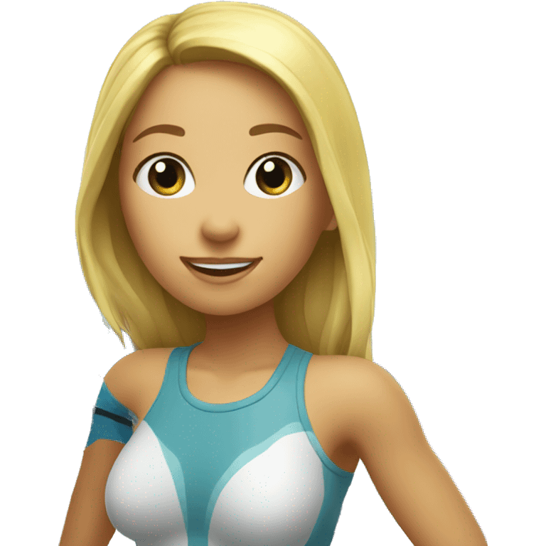 Surf; un girl  emoji