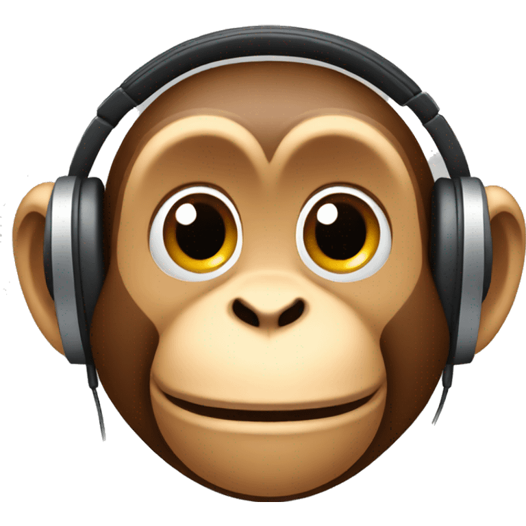 MONKEY WITH EARPHONES emoji