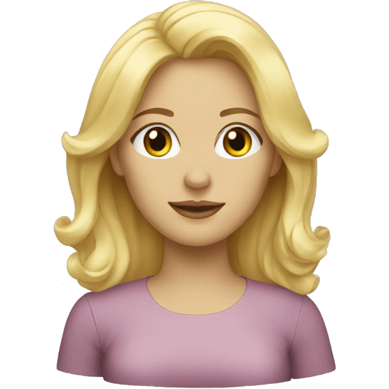 blonde woman emoji