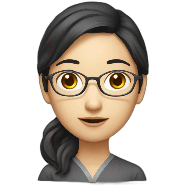 asian computer science phd girl emoji