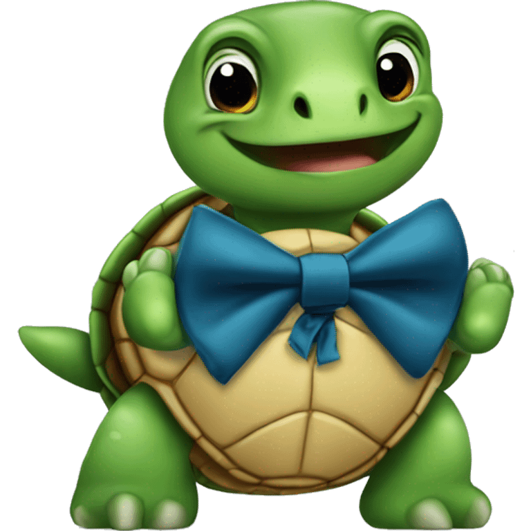 turtle with a bowtie emoji