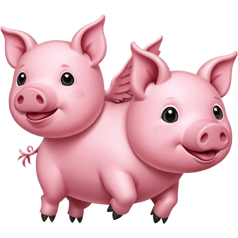 flying pigs  emoji