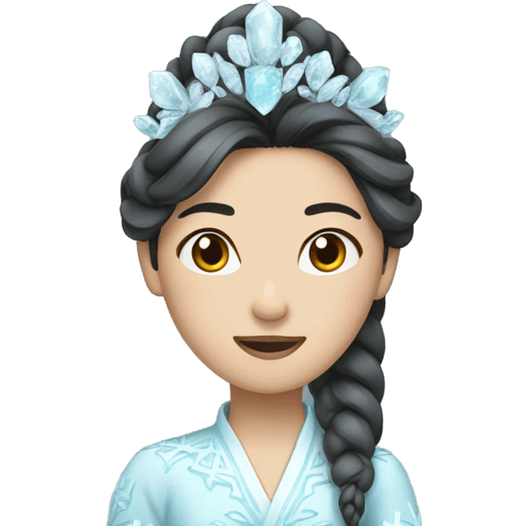 asian ice princess emoji