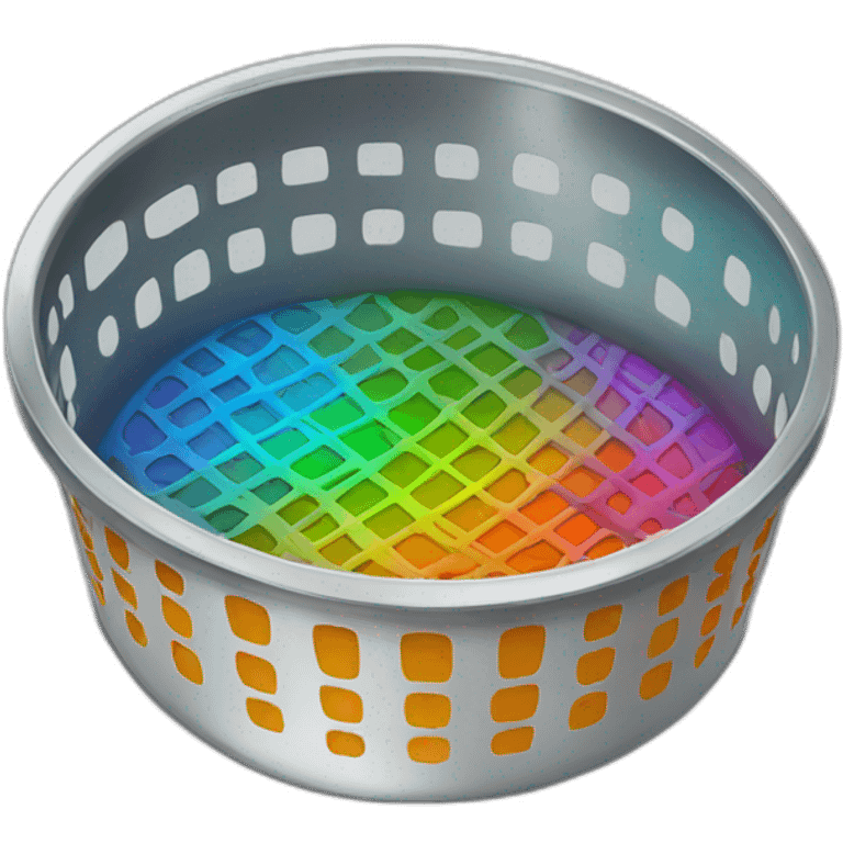 colorful sieve emoji