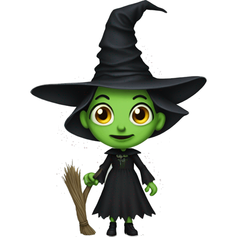 The wicked witch emoji