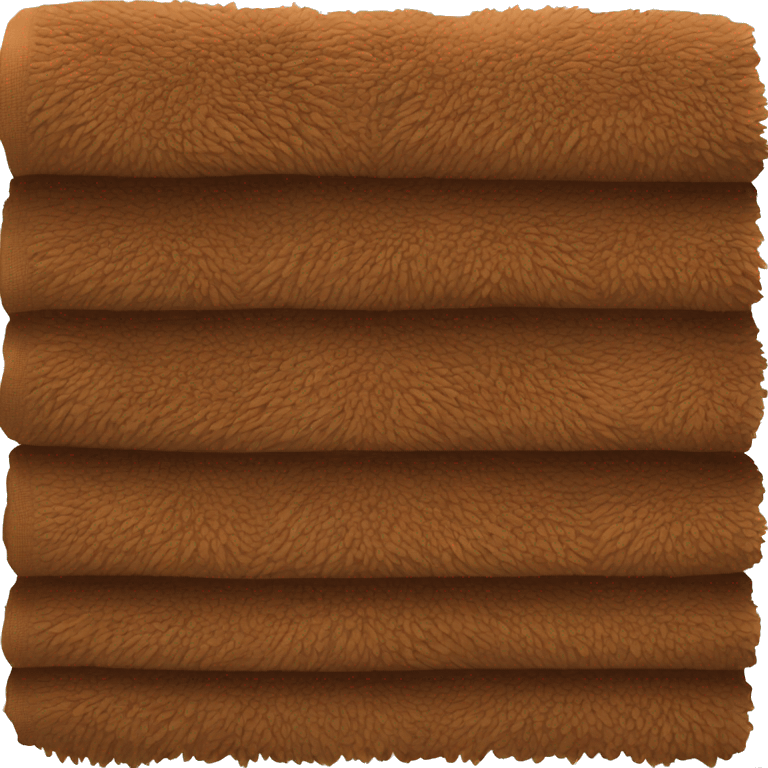 brown towel emoji