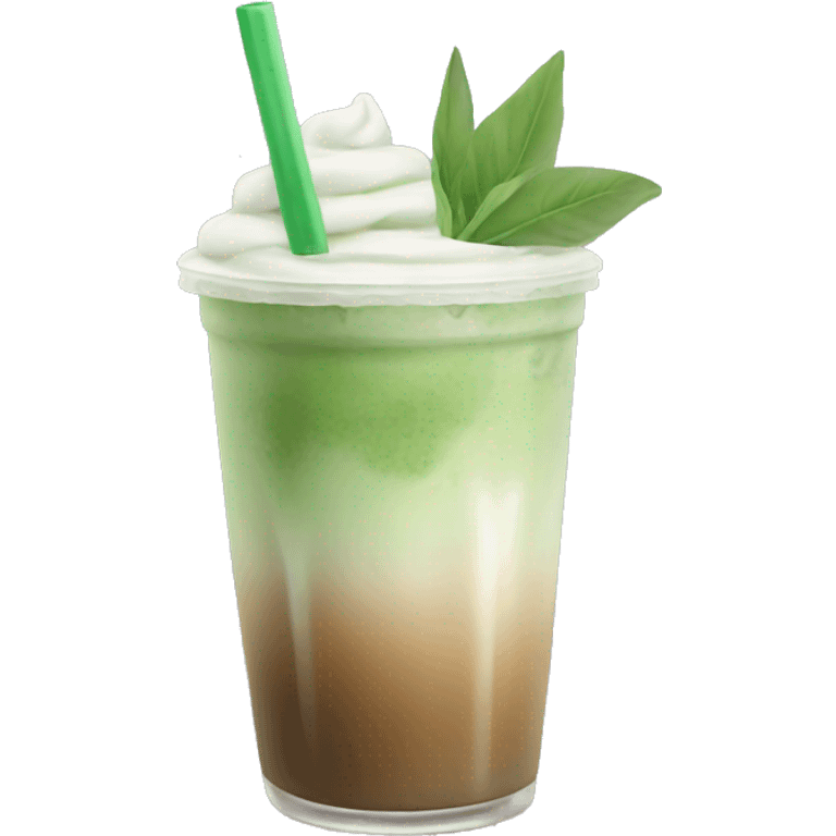 iced matcha latte emoji