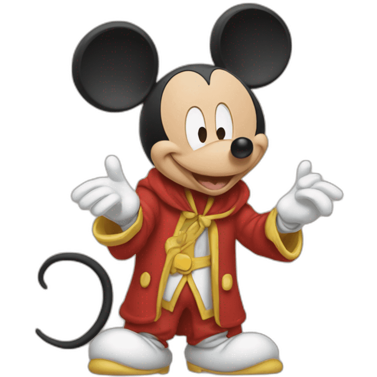 Mickey Mouse wiz Jerry mouse emoji