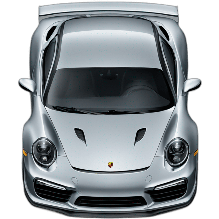 Porsche 911 turbo S de frente emoji