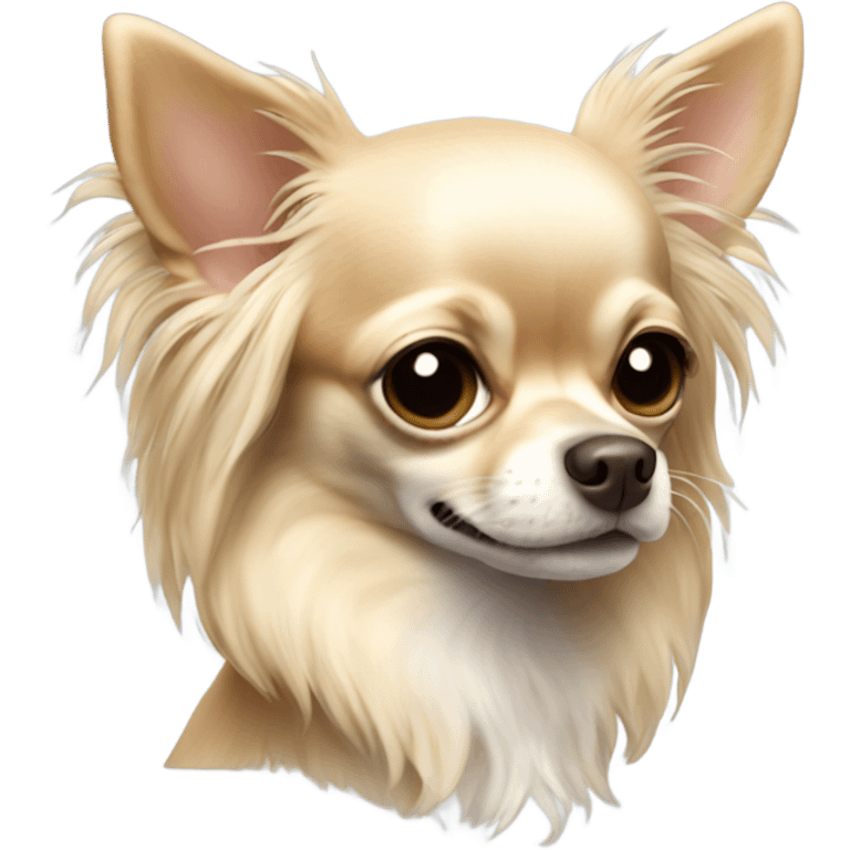 Chihuahua Longhair Cream emoji