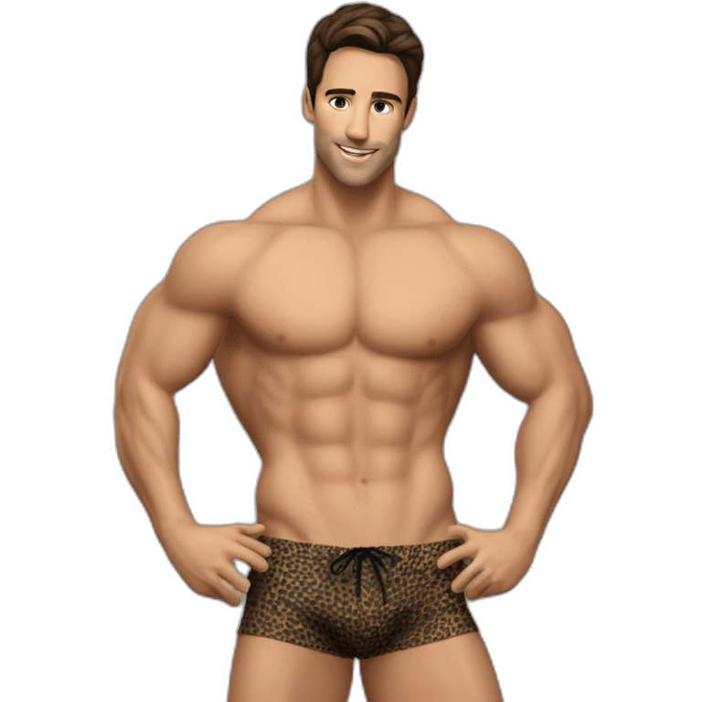 sexy-pose-very-fit-brunette-caucasian-gay-men-bikini-kiss emoji