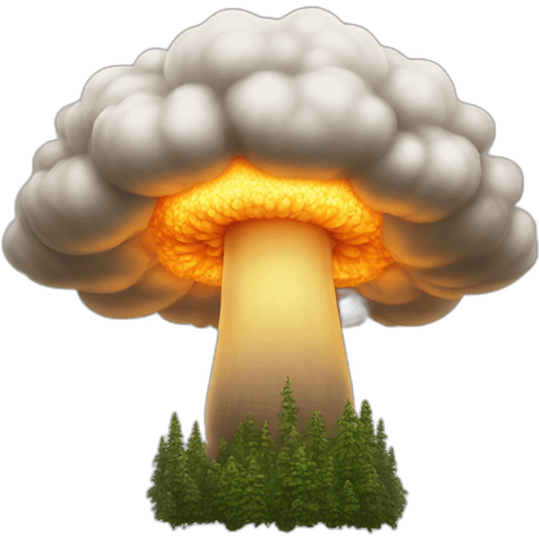 Mushroom cloud emoji