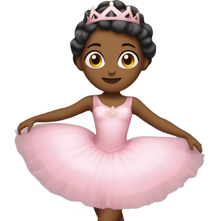 Pink ballerina princess  emoji