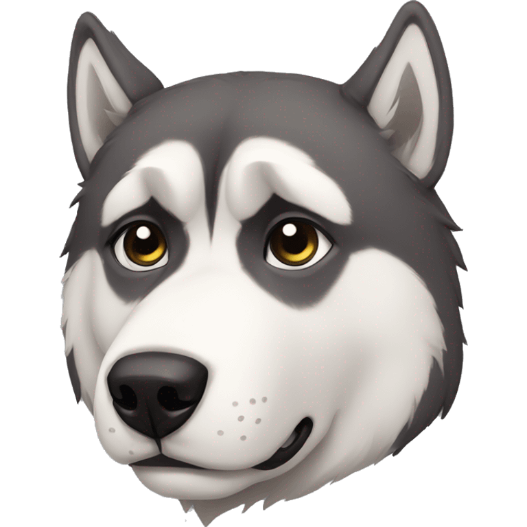 husky sad do emoji