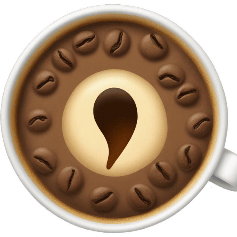 a cup of Starbucks coffee emoji