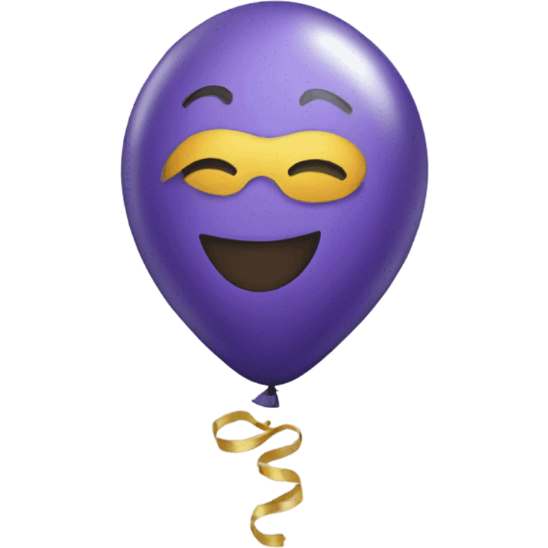 New Year balloon emoji