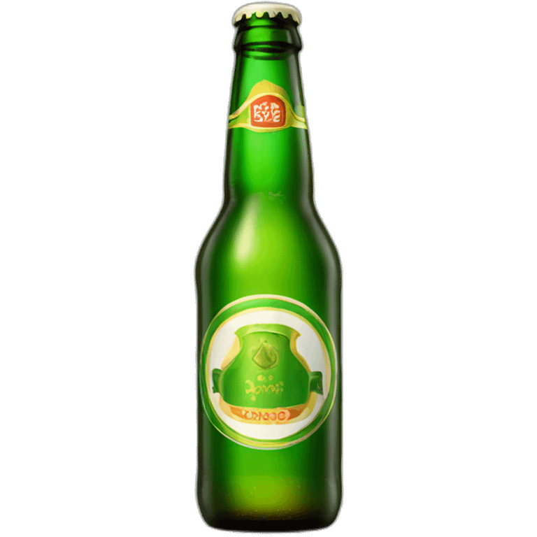 Beer bottle bintang green emoji