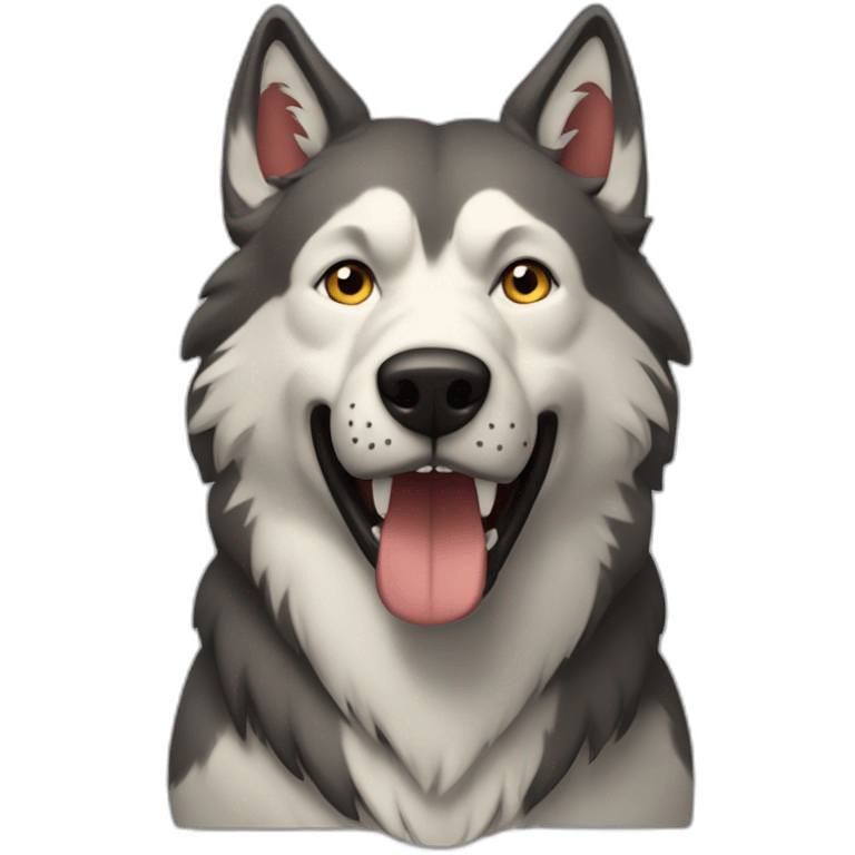 perro lobo emoji