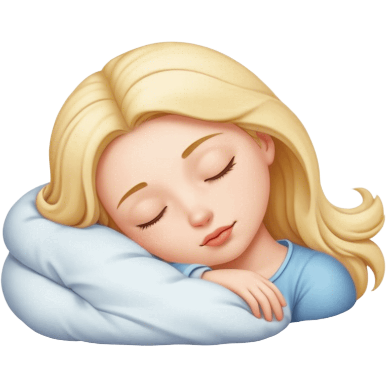 Sleeping girl emoji