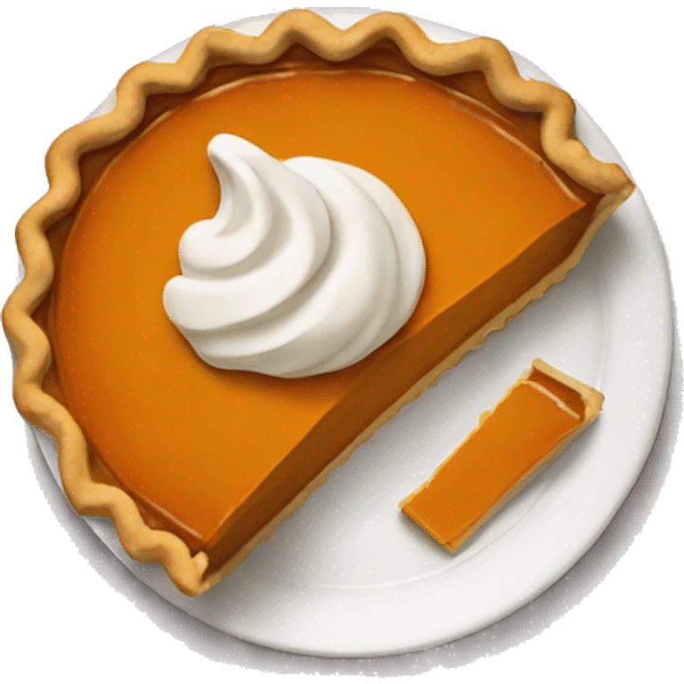 Pumpkin pie emoji