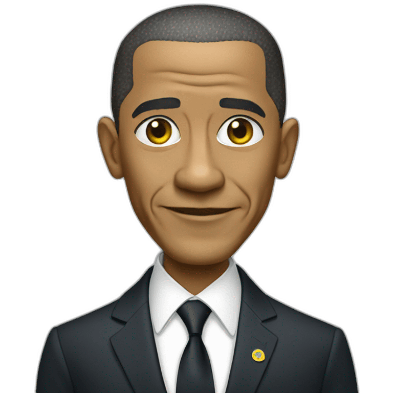 Barack Obama as Ukrainian president emoji