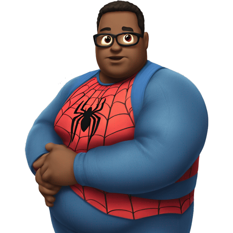 Fat very fat spiderman 2 emoji