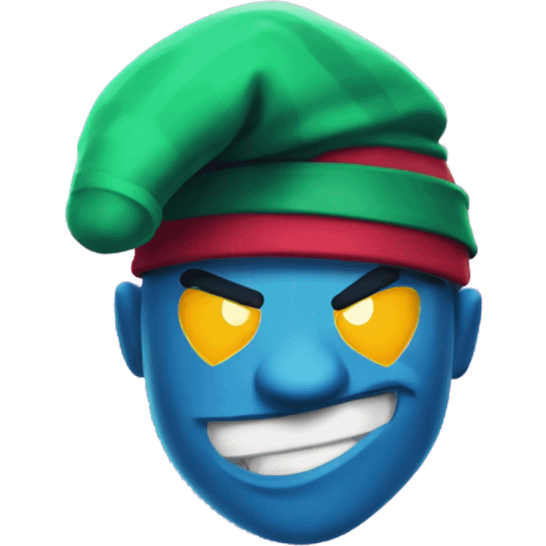 A jester from Brawl Stars emoji