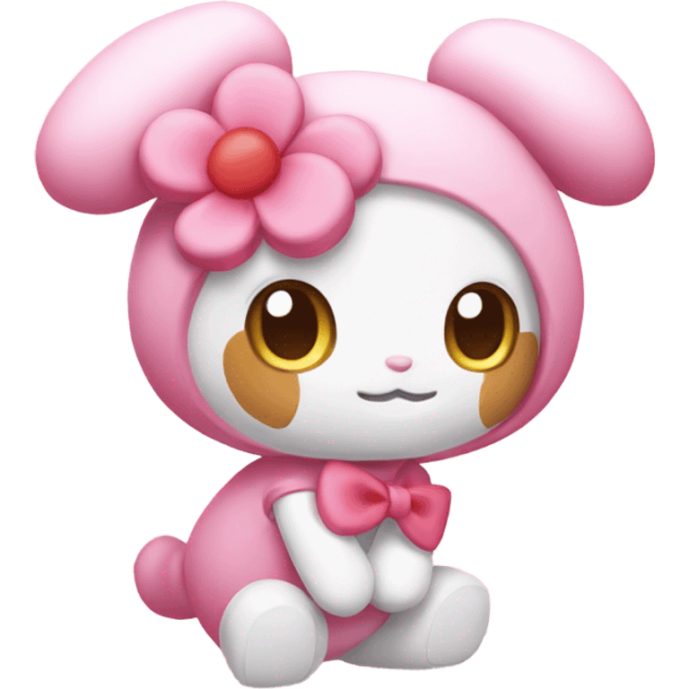 my melody valentines emoji