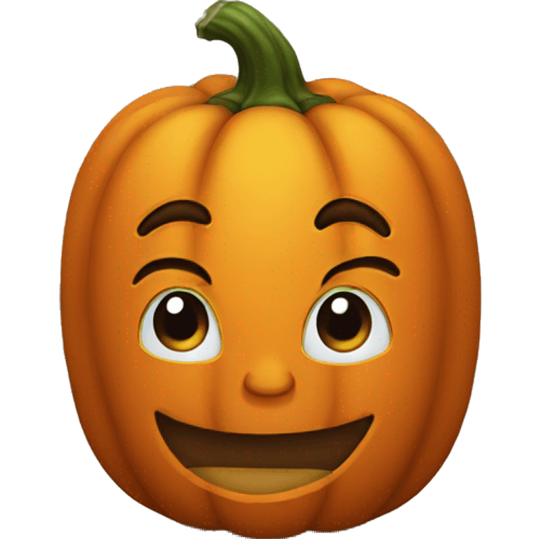 one Regular Pumkin emoji