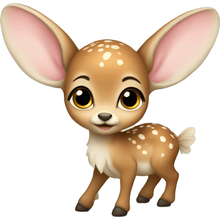 Fairy baby fawn emoji