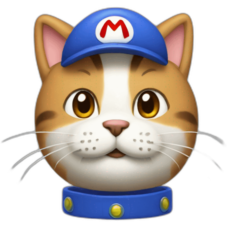 Cat mario emoji