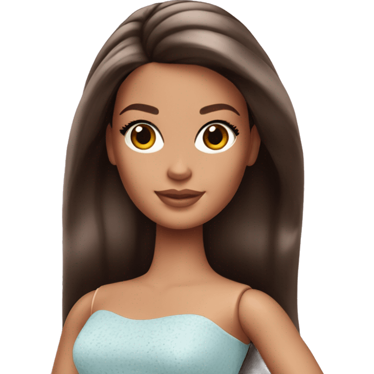 Brunette Barbie emoji