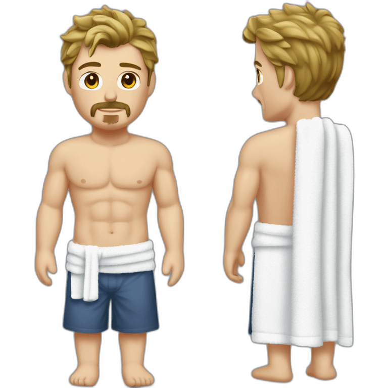 Mark Sloan (Eric Dane) Grey's Anatomy Body in Towel emoji