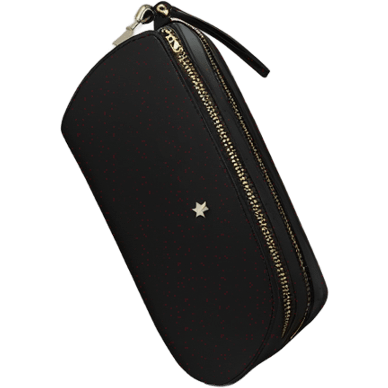 Andiamo Clutch black color  emoji