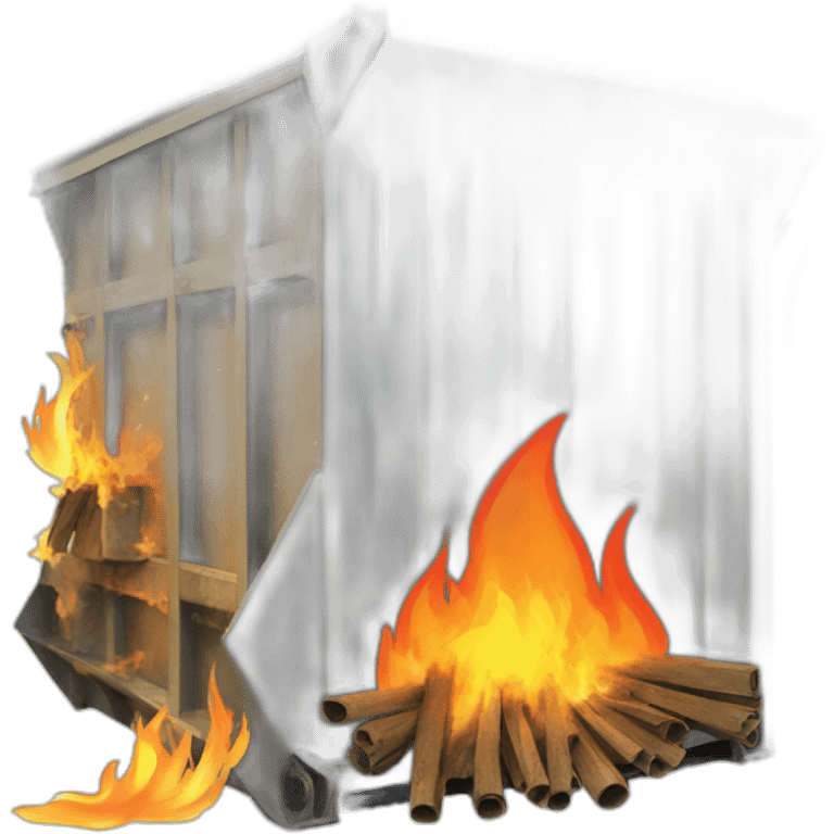 dumpster fire calendar emoji