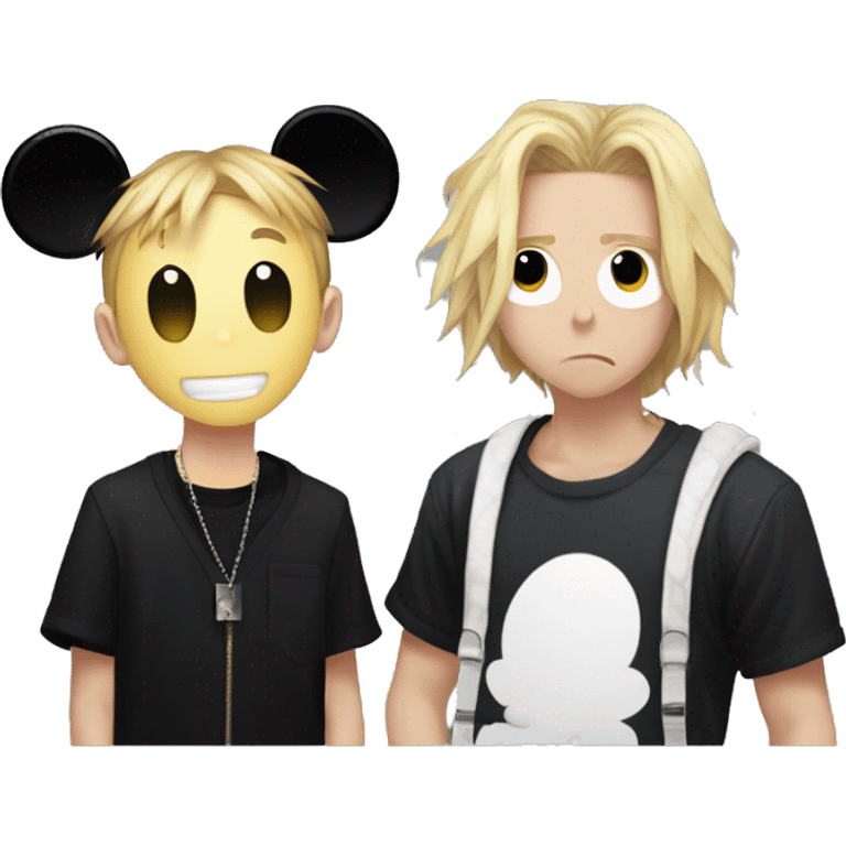 Mickey mouse and Mikey from Tokyo revengers  emoji